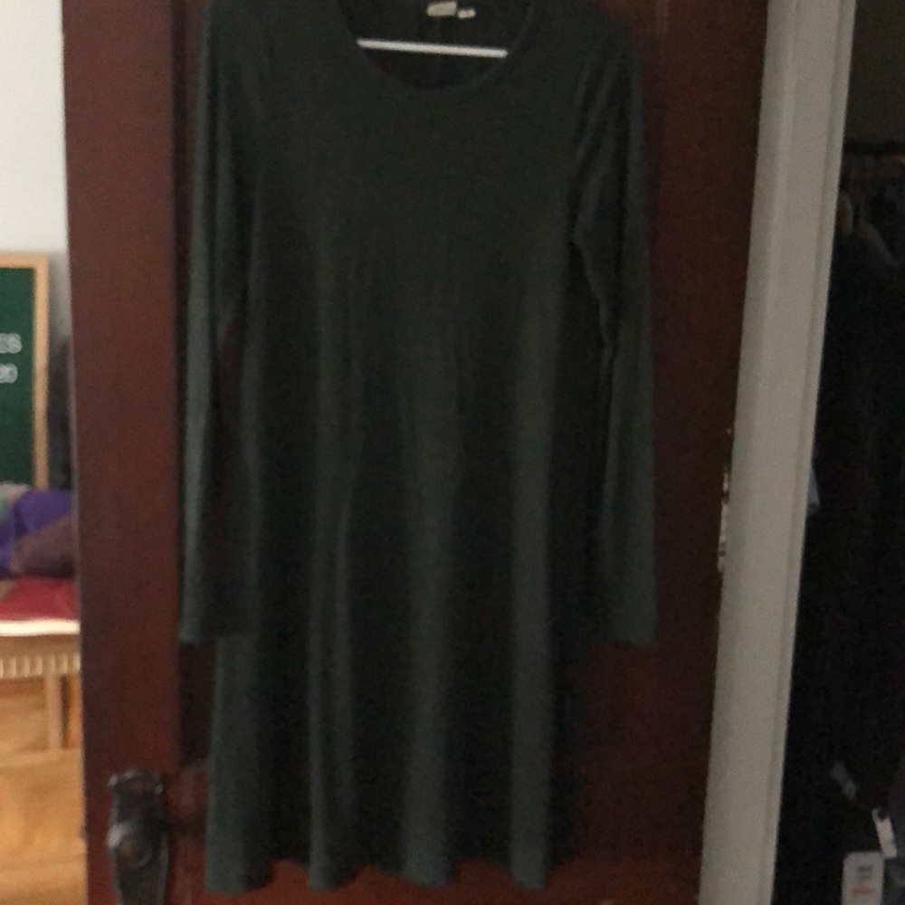 Long sleeve dress.